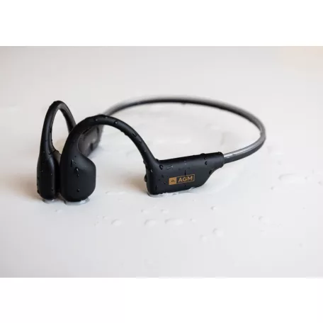 AGM Motion Buds 2 IP68 vízálló csontvezetéses sport Bluetooth 5.4 headset fekete