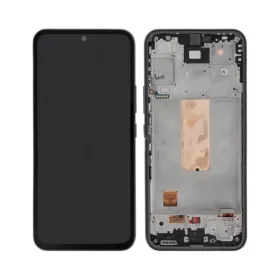   Samsung A546 Galaxy A54 5G (2023) fekete gyári LCD kijelző érintővel és kerettel
