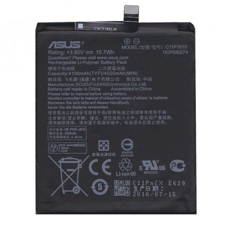 Asus C11P1610 battery original Li-Ion 4100mAh (ZenFone 4 Max ZB550TL, X00KD)
