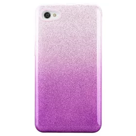   Shining Glitter tok - Huawei Y5 (2019) / Honor 8S / Honor 8S (2020) ezüst - lila csillogó tok