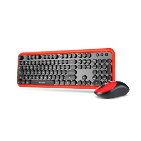 Astrum KW300 KEYBOARD MOUSE WIRELESS ENGLISH red