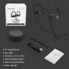 Letscom U8I Bluetooth 5.0 sztereó sport fekete-piros headset prémium tokkal