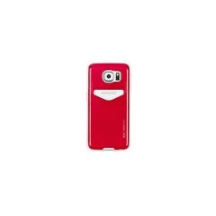   Mercury Slim Plus Samsung G935 Galaxy S7 Edge kártyatartós hátlapvédő piros