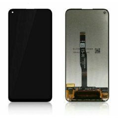 Huawei P40 Lite fekete LCD kijelző érintővel