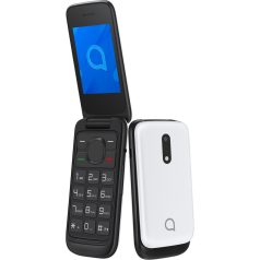   Alcatel 2057D nagygombos, kártyafüggetlen kinyitható mobiltelefon fehér