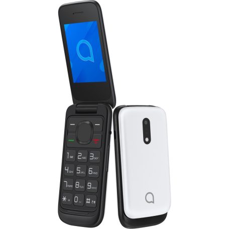 Alcatel 2057D nagygombos, kártyafüggetlen kinyitható mobiltelefon fehér