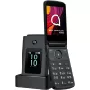 TCL onetouch 4043 (T313D) 4G kinyitható mobiltelefon dokkolóval, kártyafüggetlen, dual SIM, sötétszürke