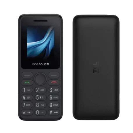 TCL onetouch 5041 (T314D) 4G nyomógombos mobiltelefon kamerával, kártyafüggetlen, dual SIM, fekete