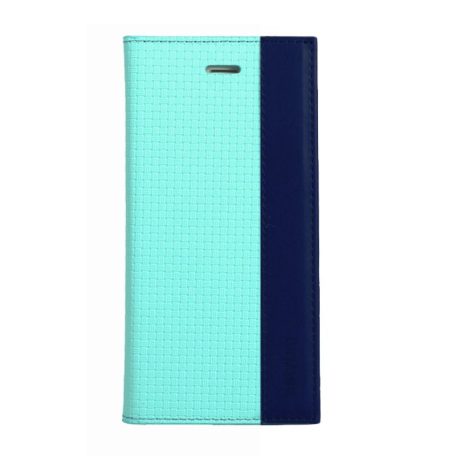 Astrum MC670 Diary mobile case with magnetic lock for Samsung G930 Galaxy S7 lightblue-darkblue