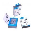Astrum EB400 universal 3,5mm white, metal stereo headset with noise reduction microphone, premium sound A11040-Q