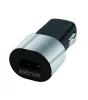 Astrum CC100 fekete - ezüst autós szivar töltő 1.0A 1xUSB A93010-S 5W