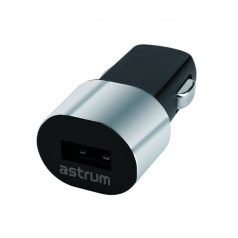 Astrum CC100 black - silver car charger 1.0A 1xUSB A93010-S