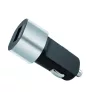 Astrum CC100 fekete - ezüst autós szivar töltő 1.0A 1xUSB A93010-S 5W