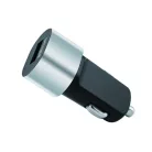 Astrum CC100 fekete - ezüst autós szivar töltő 1.0A 1xUSB A93010-S 5W