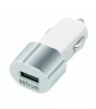 Astrum CC100 fehér - ezüst autós szivar töltő 1.0A 1xUSB A93010-Q 5W