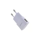 Astrum CH120 fehér hálózati töltőfej 5V 1.0A 1xUSB A92512-Q 5W