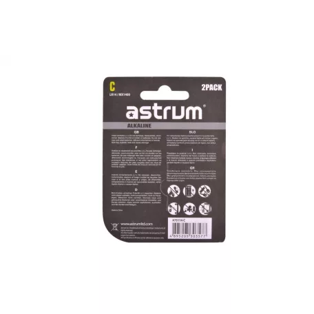 Astrum C LR14 1.5V alkáli baby elem 2db/csomag