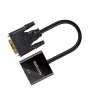 Astrum DA520 DVI Port - VGA apa adapter fekete (aktív)