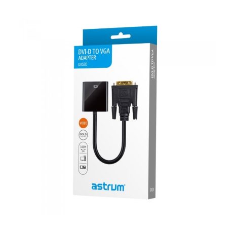 Astrum ACTIVE ADAPTER DA520 DVI-D 24+1P - VGA MALE DIGITAL ADAPTER