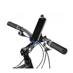   Astrum SH460 gumibevonatos univerzális biciklis okostelefon tartó 3,5" - 6,3" 360 fokban forgatható fekete/kék