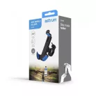 Astrum SH460 gumibevonatos univerzális biciklis okostelefon tartó 3,5" - 6,3" 360 fokban forgatható fekete/kék
