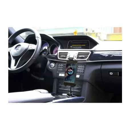 Astrum SH550 3in1 univerzális szivargyújtós autós tartó/töltő/FM transzmitter/kihangosító 4"-6,3" 1XUSB 1A 5W