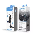 Astrum SH550 3in1 univerzális szivargyújtós autós tartó/töltő/FM transzmitter/kihangosító 4"-6,3" 1XUSB 1A 5W