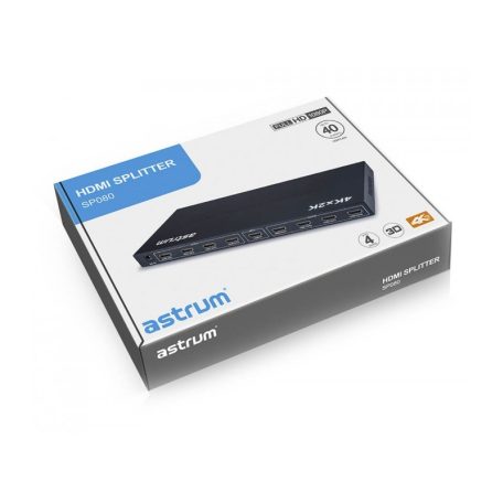 Astrum SP080 HDMI SPLITTER 1.4V 1-8 PORT 4K BLACK