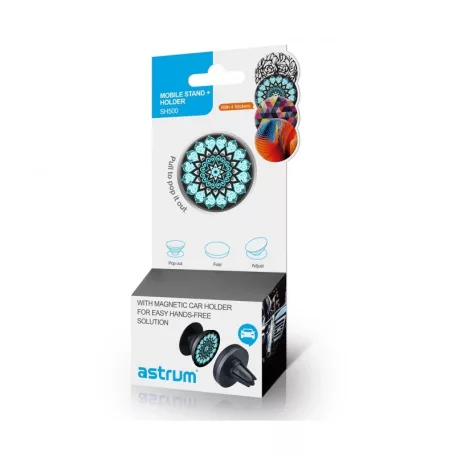 Astrum SH500 2in1 telefontartó és mágneses autós tartó fehér