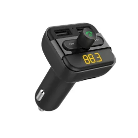   Astrum FM400 autós bluetooth kihangosító + FM Transmitter, LCD kijelző, USB in, USB töltés, MicroSD, mikrofon