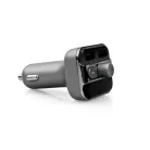 Astrum FM400 autós bluetooth kihangosító + FM Transmitter, LCD kijelző, USB in, USB töltés, MicroSD, mikrofon