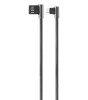 Astrum UM350 1,2M kétoldalas USB - kétoldalas micro USB strapabíró high speed 90?-os adatkábel fekete