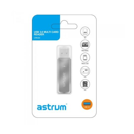 Astrum CR030 Card Reader USB3.0 microSD/SD/MMC/RS-MMC/Mini SD Black