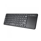 Astrum KW280 Bluetooth 3.0 ultravékony billentyűzet touchpaddal fekete, Android/IOS kompatibilis angol kiosztás