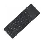 Astrum KW280 Bluetooth 3.0 ultravékony billentyűzet touchpaddal fekete, Android/IOS kompatibilis angol kiosztás