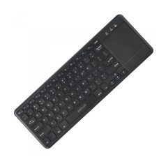   Astrum KW280 Bluetooth 3.0 ultravékony billentyűzet touchpaddal fekete, Android/IOS kompatibilis angol kiosztás