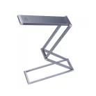 Astrum NL060 ezüst prémium asztali állítható, összecsukható aluminíum szemkímélő LED lámpa 3 különböző fényerővel