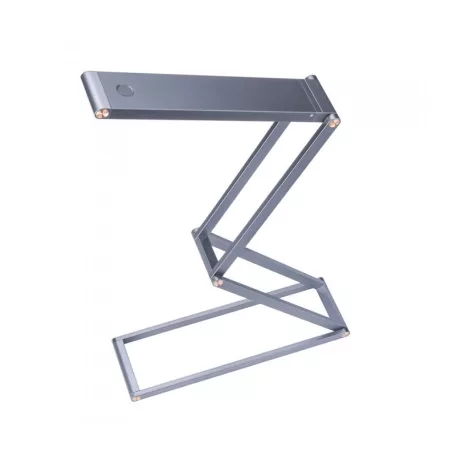 Astrum NL060 ezüst prémium asztali állítható, összecsukható aluminíum szemkímélő LED lámpa 3 különböző fényerővel