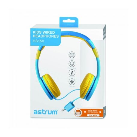 Astrum HS150 3,5 JACK HEADSET KIDS SAFE 85DB STAR BLUE