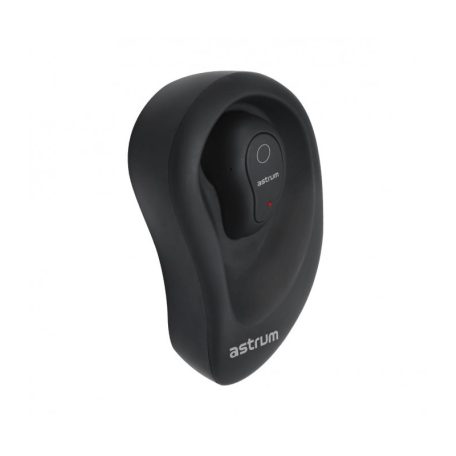 Astrum ET190 fekete BT 4.1 multipoint CSR mini bluetooth headset dokkolóval, töltőkábellel, Android/IOS