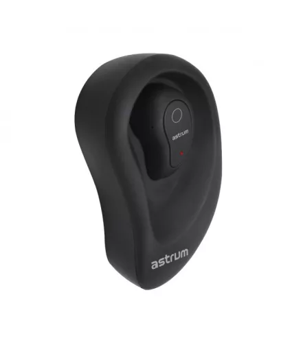 Astrum ET190 fekete BT 4.1 multipoint CSR mini bluetooth headset dokkolóval, töltőkábellel, Android/IOS