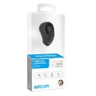 Astrum ET190 fekete BT 4.1 multipoint CSR mini bluetooth headset dokkolóval, töltőkábellel, Android/IOS