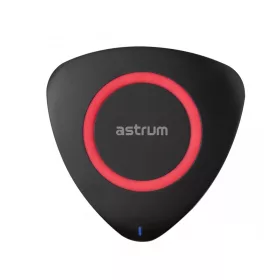   Astrum CW200 univerzális ultra slim vezeték nélküli QI 2.0 töltő 5W 1,5A fekete-piros