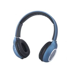   Astrum HT300 sztereó kék bluetooth 4.2 összecsukható fejhallgató beepitett mikrofonnal, bőr fülpárnákkal