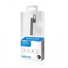 Astrum ET180 szürke BT 4.1 multipoint CSR bluetooth headset töltőkábellel, Android/IOS