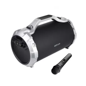   Astrum ST400 hordozható karaoke bluetooth hangszóró FM rádióval, micro SD olvasóval, mikrofonnal, AUX, USB, 25W