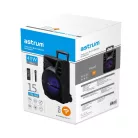 Astrum TM140 "Trolley" hordozható bluetooth hangszóró 15.0", 40W, FM, USB, MicroSD, színes LED világítás, távirányító, mikrofon