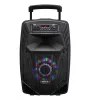 Astrum TM085 "Trolley" hordozható bluetooth hangszóró 8.0", 40W, FM, USB, MicroSD, színes LED világítás, távirányító, mikrofon