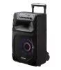 Astrum TM125 "Trolley" hordozható bluetooth hangszóró 12.0", 60W, FM, USB, MicroSD, színes LED világítás, távirányító, 2X mikrofon