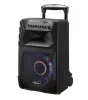 Astrum TM155 "Trolley" hordozható bluetooth hangszóró 15.0", 80W, FM, USB, MicroSD, színes LED világítás, távirányító, 2X mikrofon